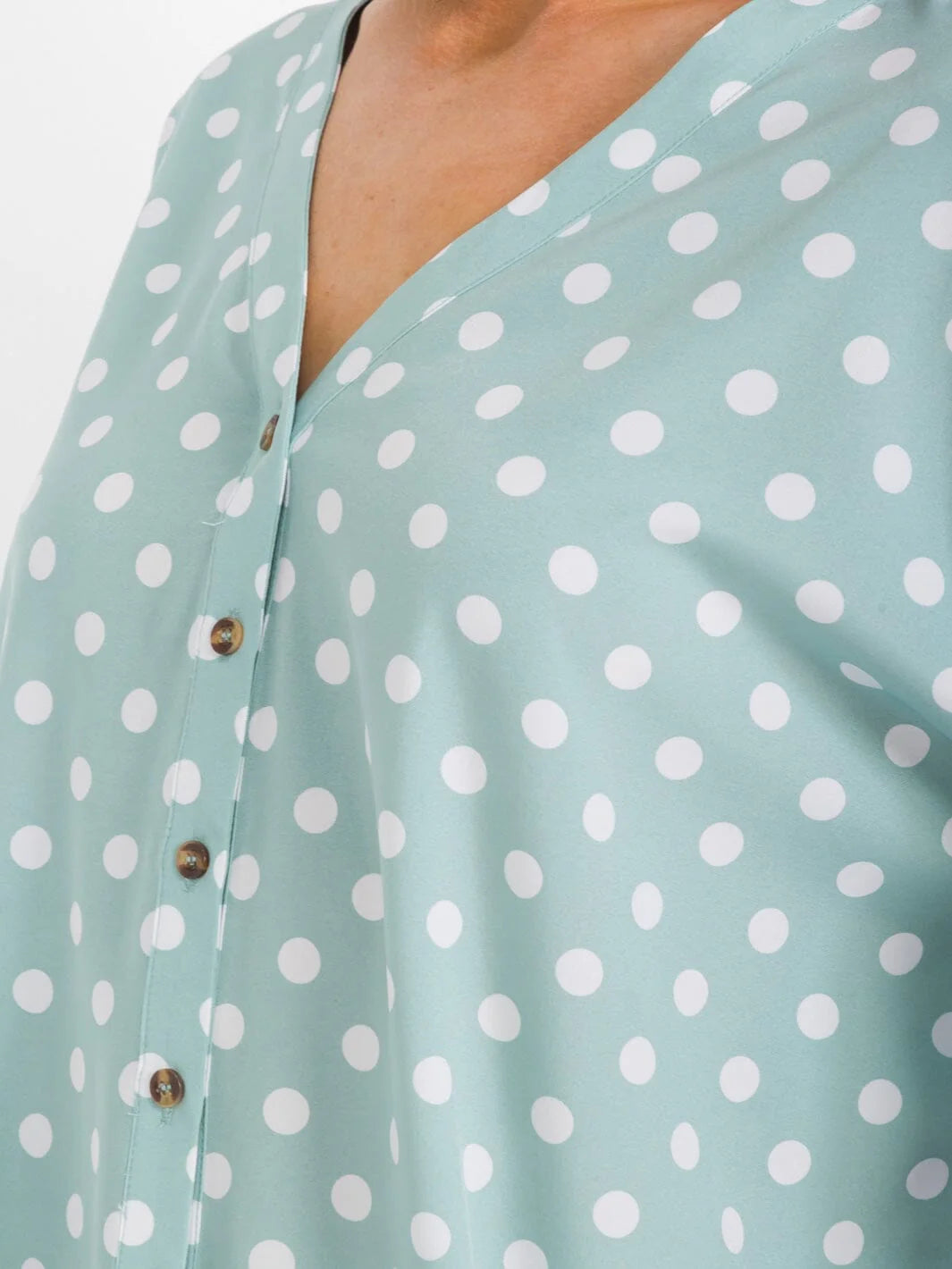 Mint Polka Dot