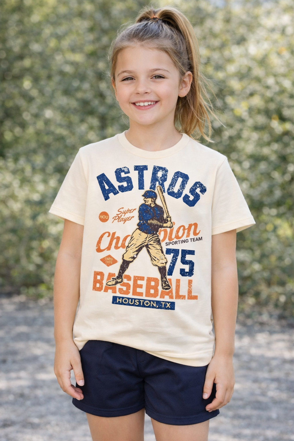 Astros Tee for Girls