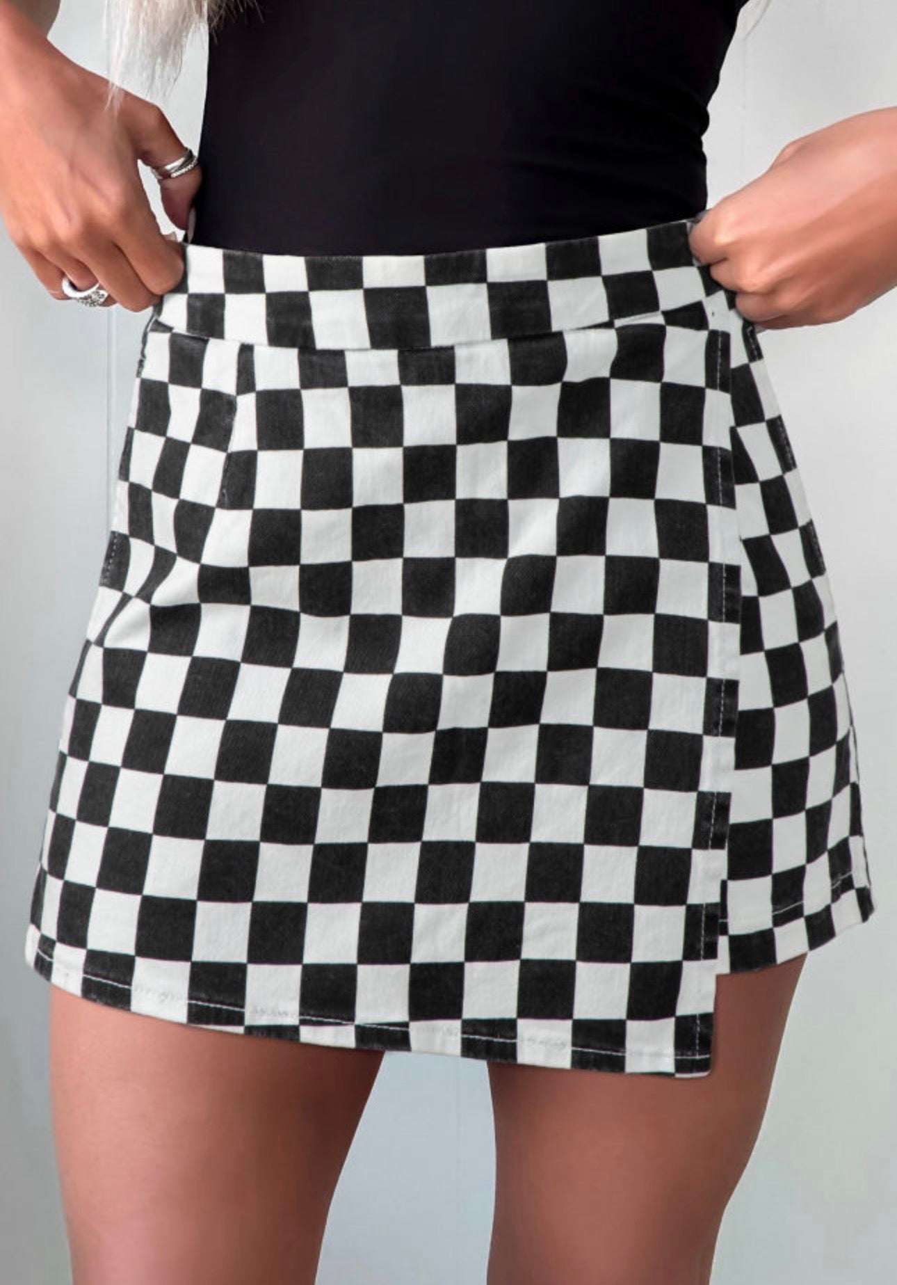 Checkered Game Day Skort