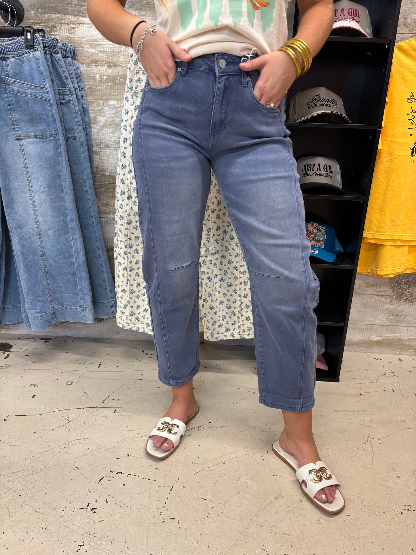 BlackBerry Barrel Jeans