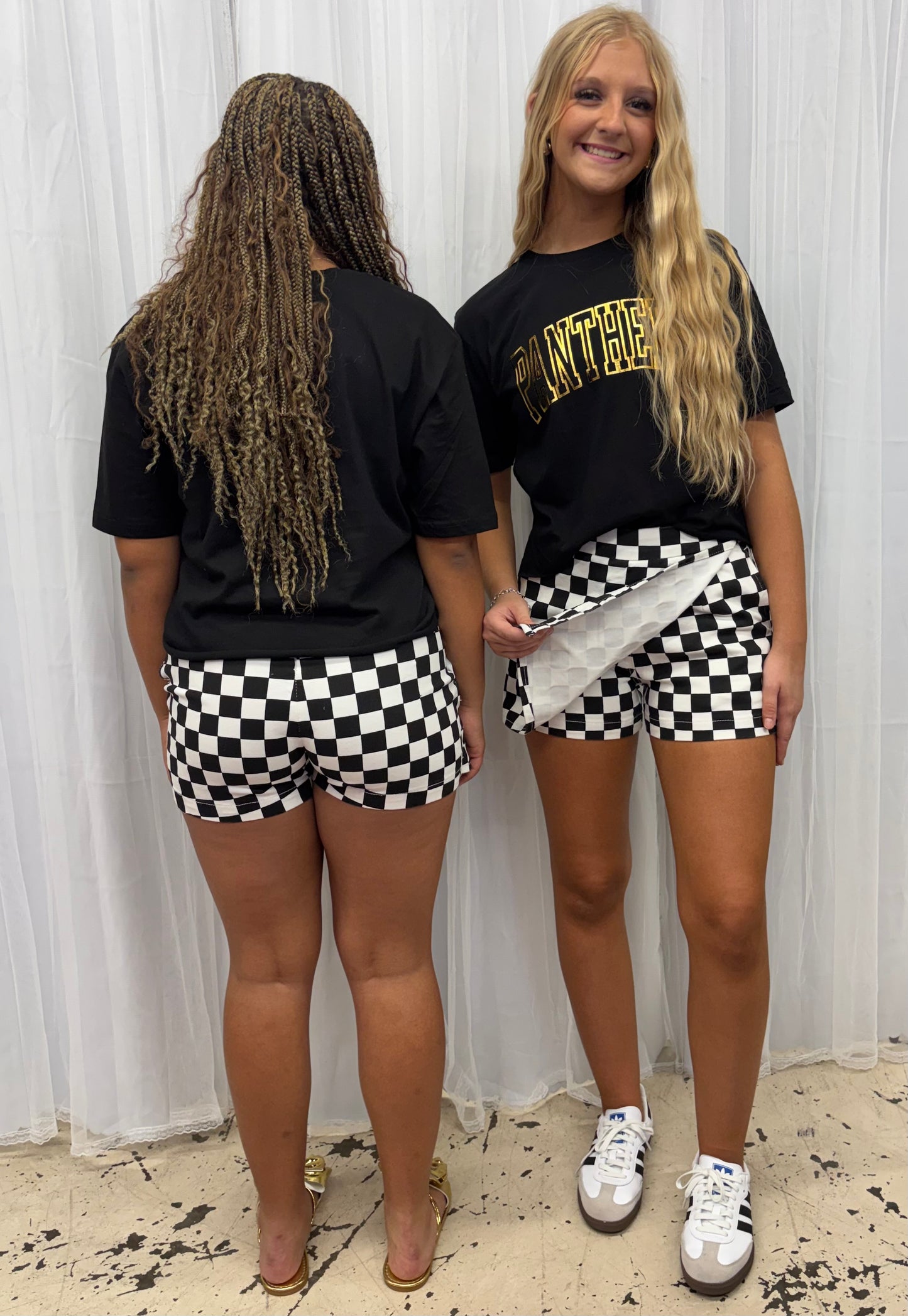 Checkered Game Day Skort