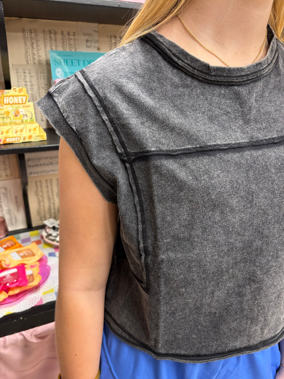 Mineral Wash Tee - Black
