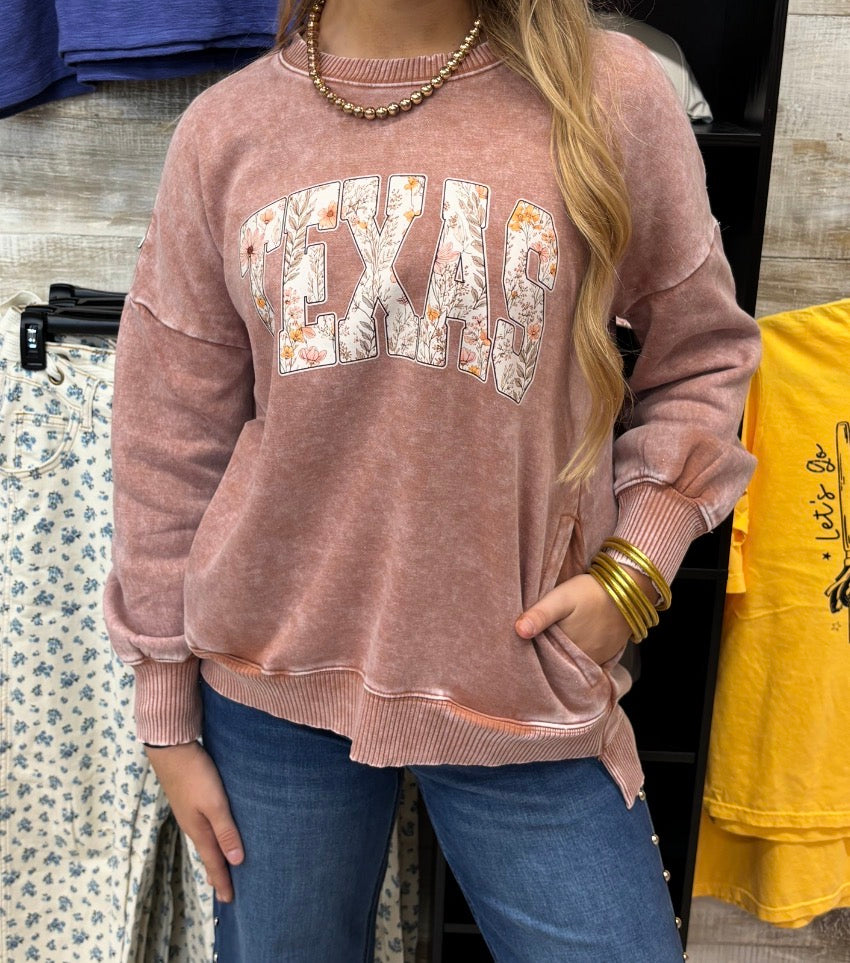 Texas Wildflower Sweatshirt