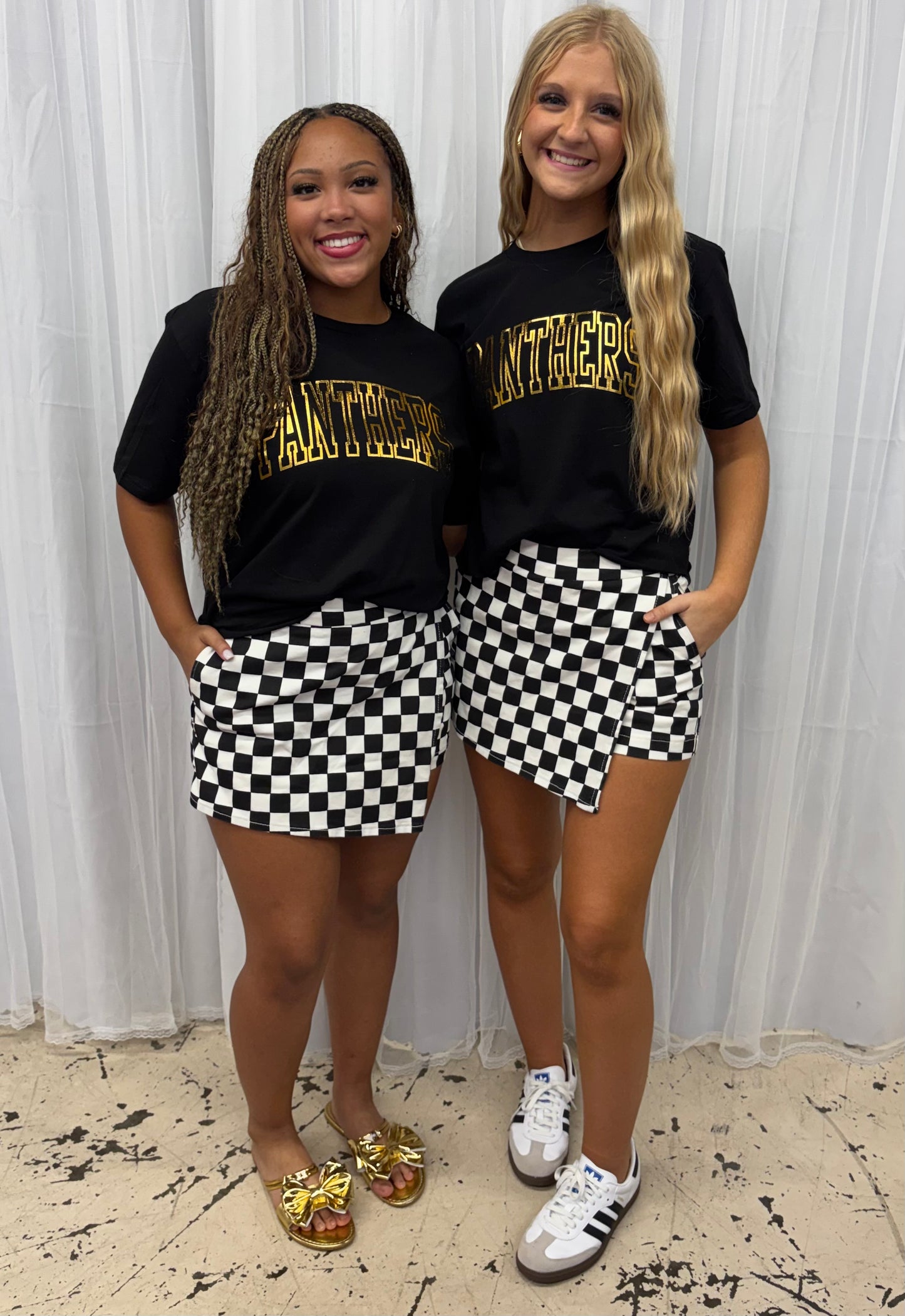 Checkered Game Day Skort