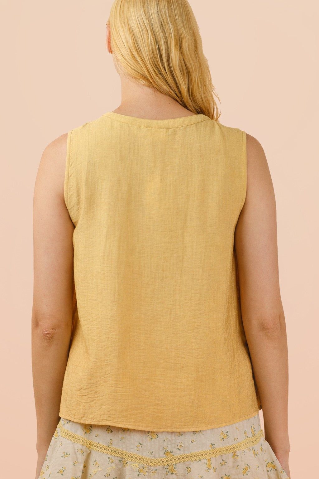 Pintuck Sunshine Top