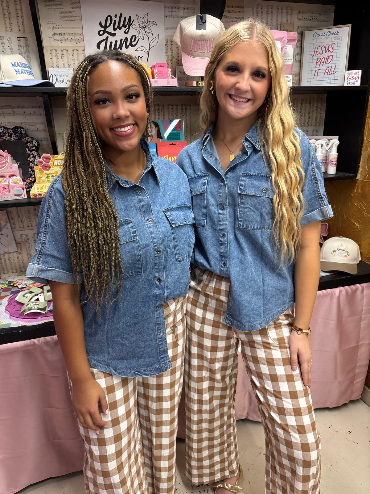 Darling Denim Top