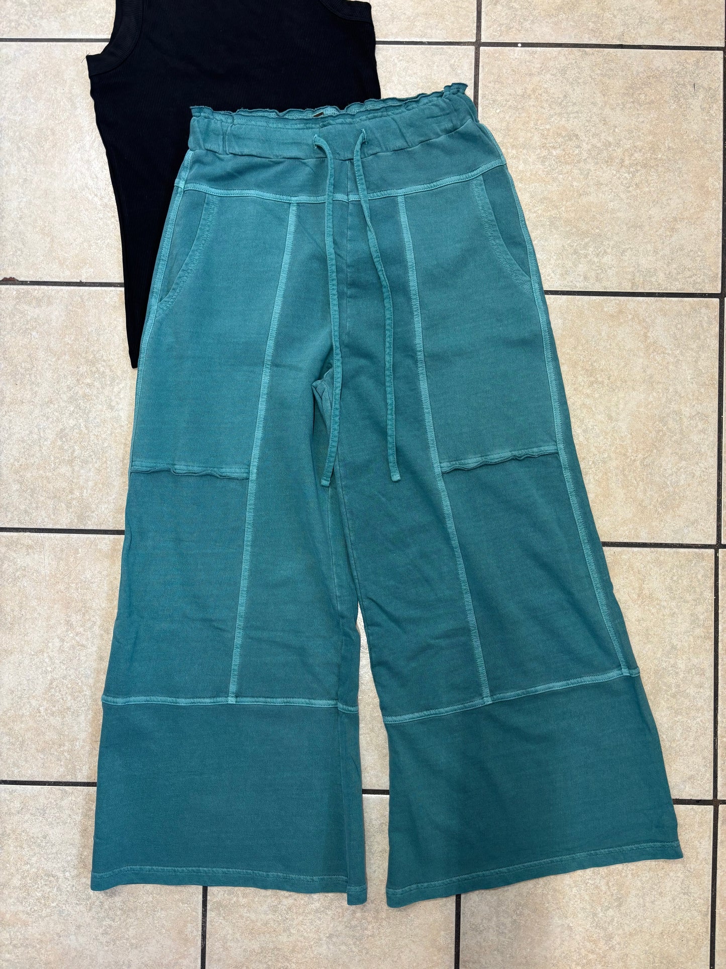Teal Weekender Pants
