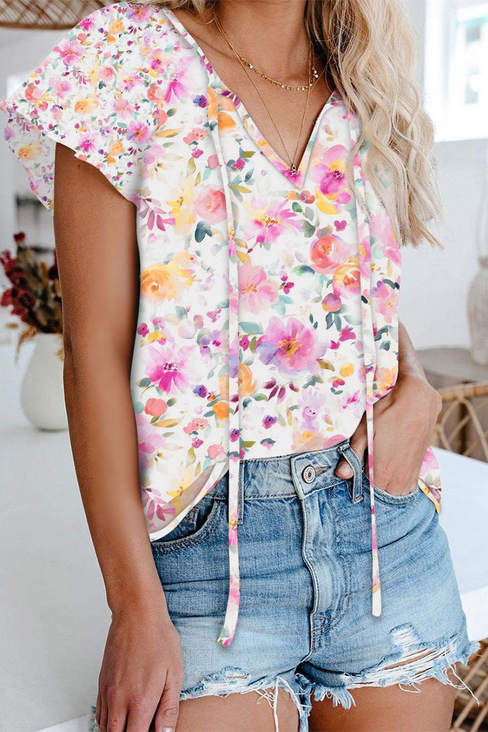 Summer Florals Blouse