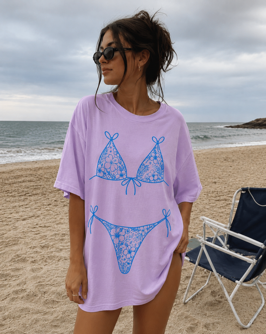 Lilac Bikini Tee
