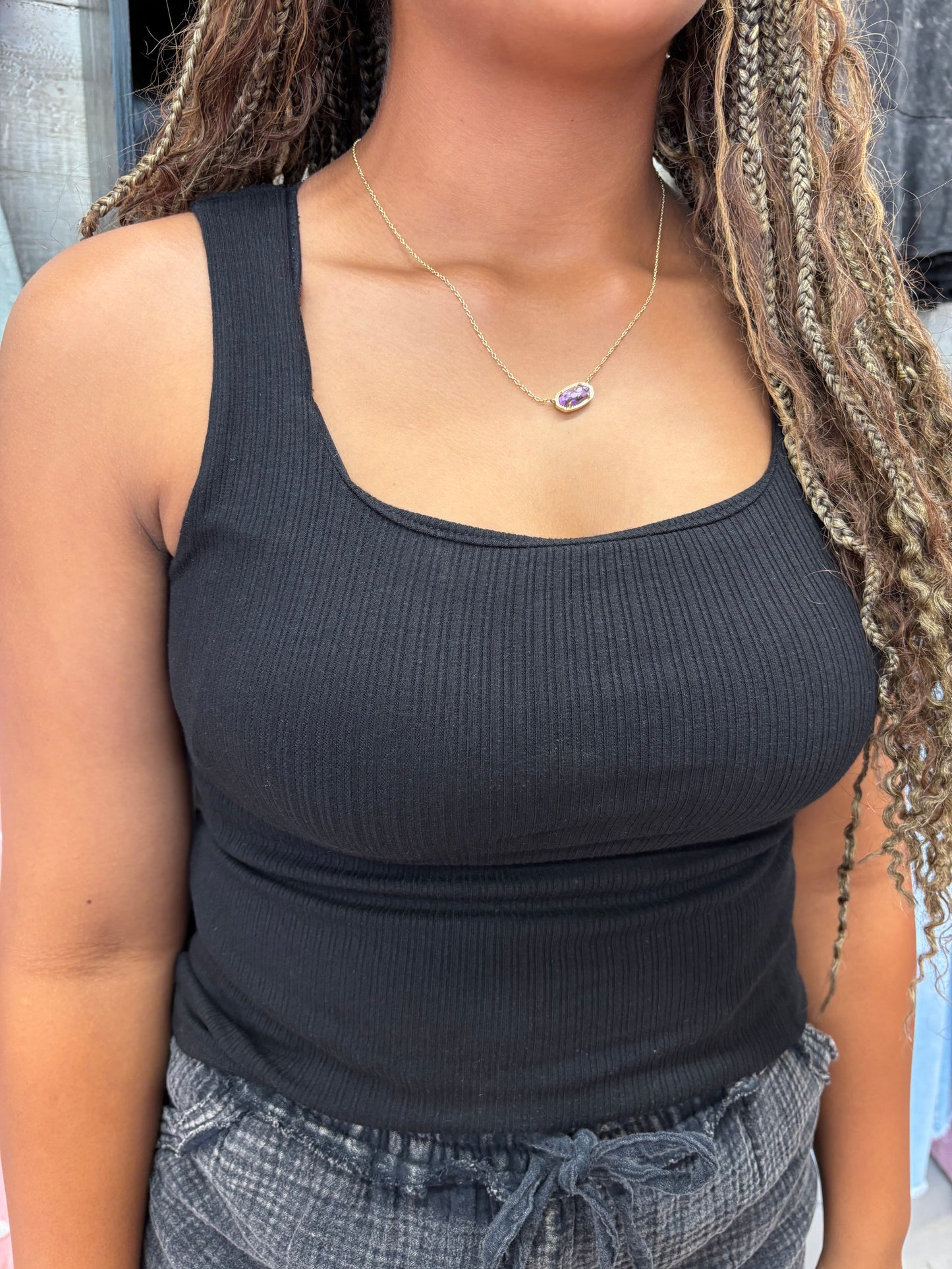 Padded Square Neck Tank