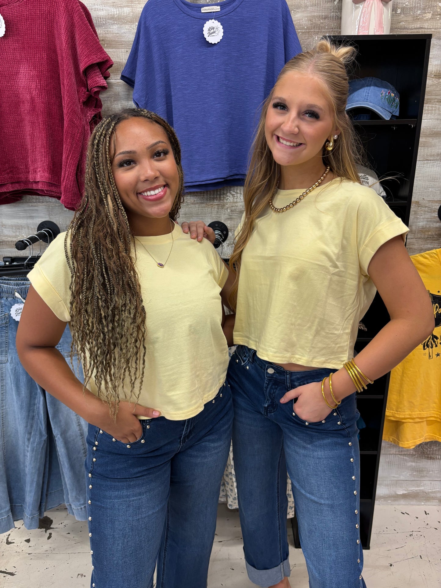 Butter Baby Crop Tee