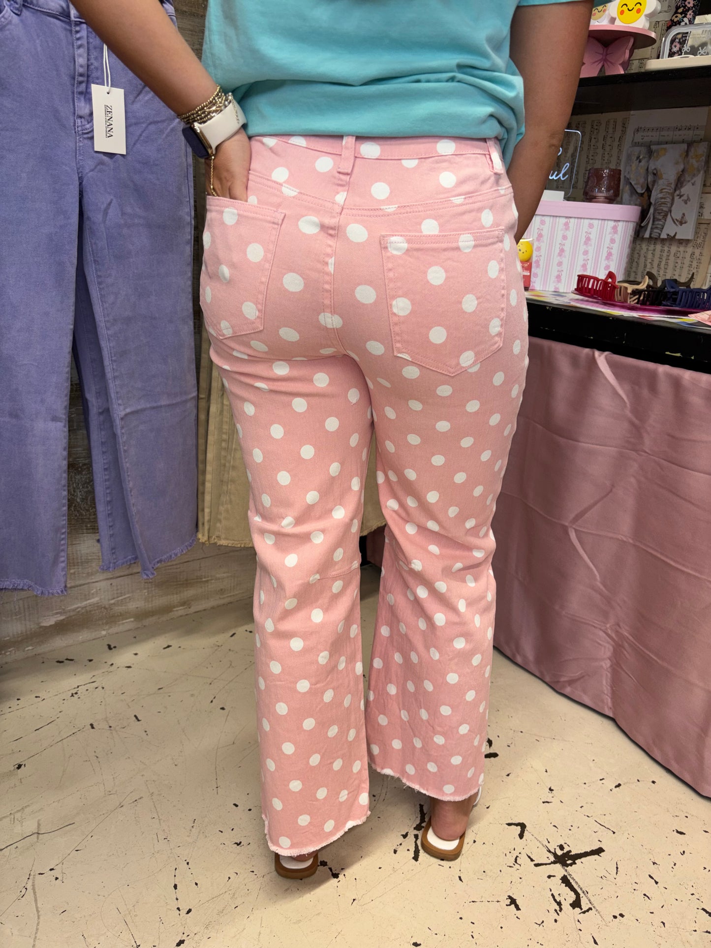 Pink Confetti Jeans
