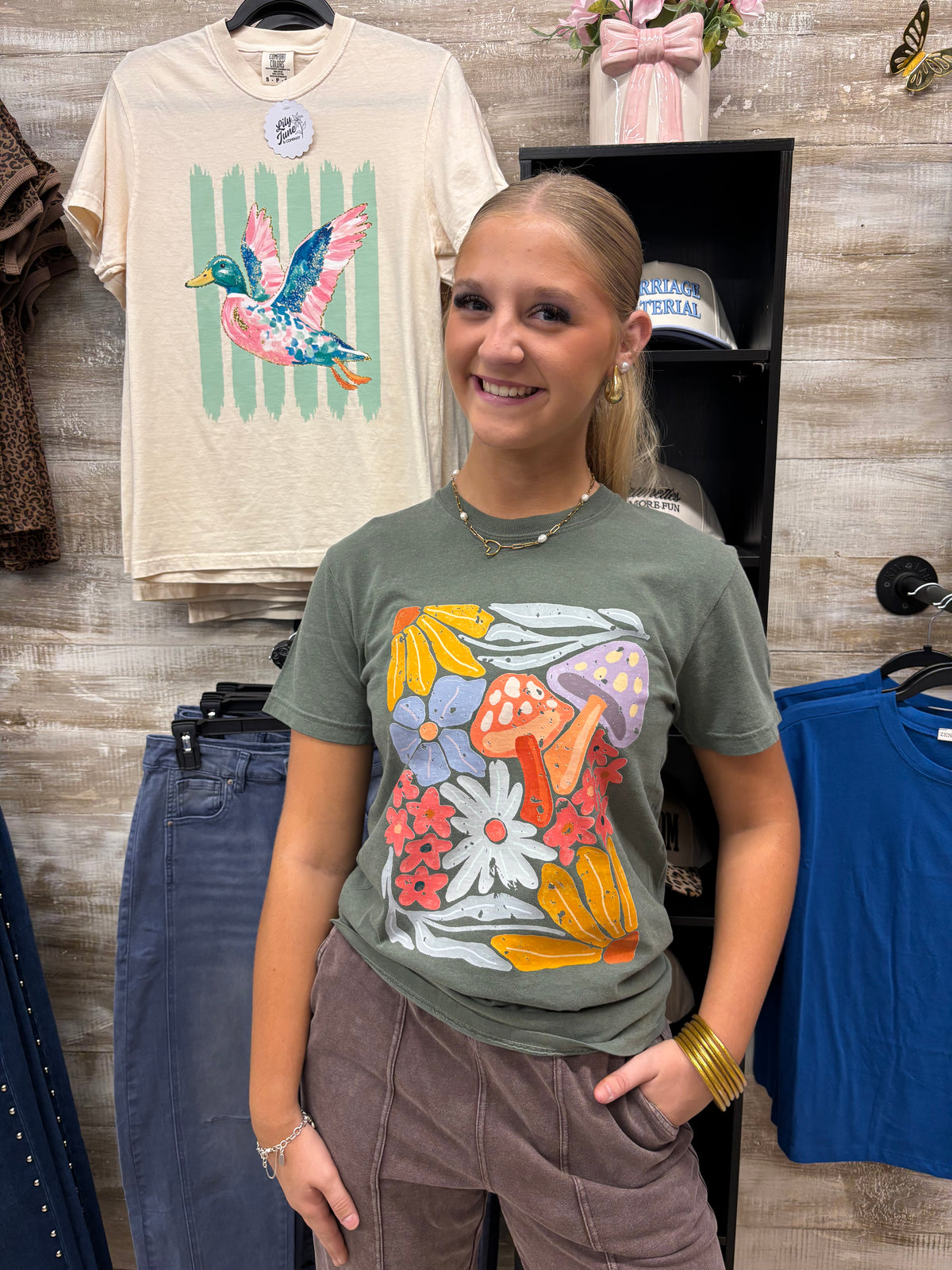 Mushroom Swirls Tee
