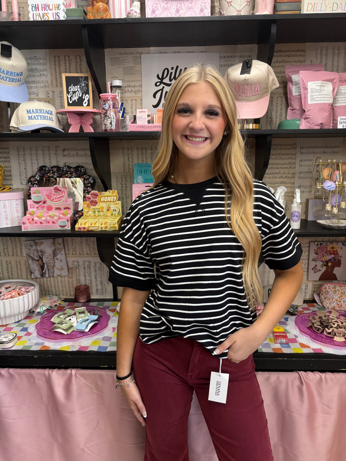 The Kendra Stripe Tee