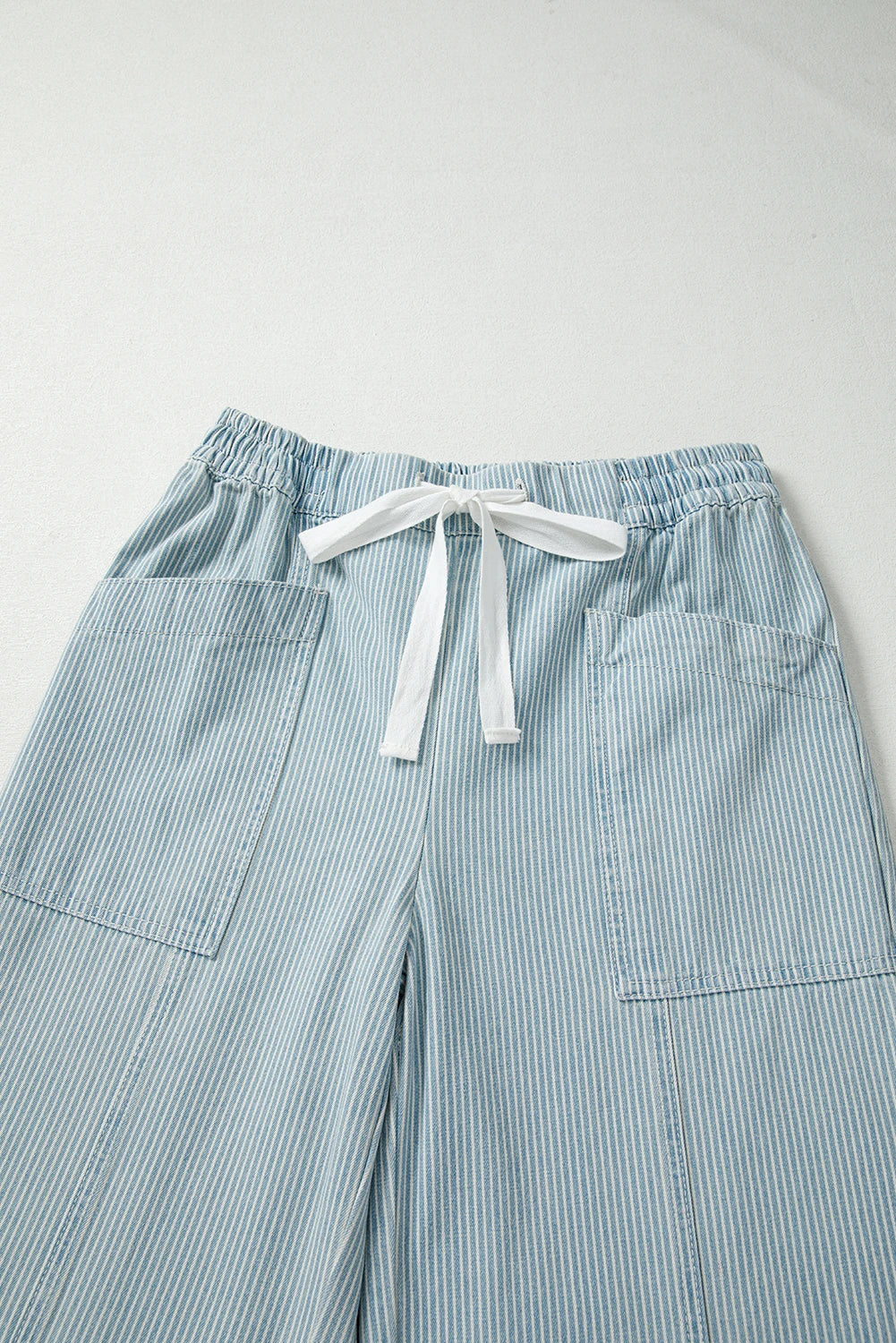 Sky Blue Pinstripe Pants