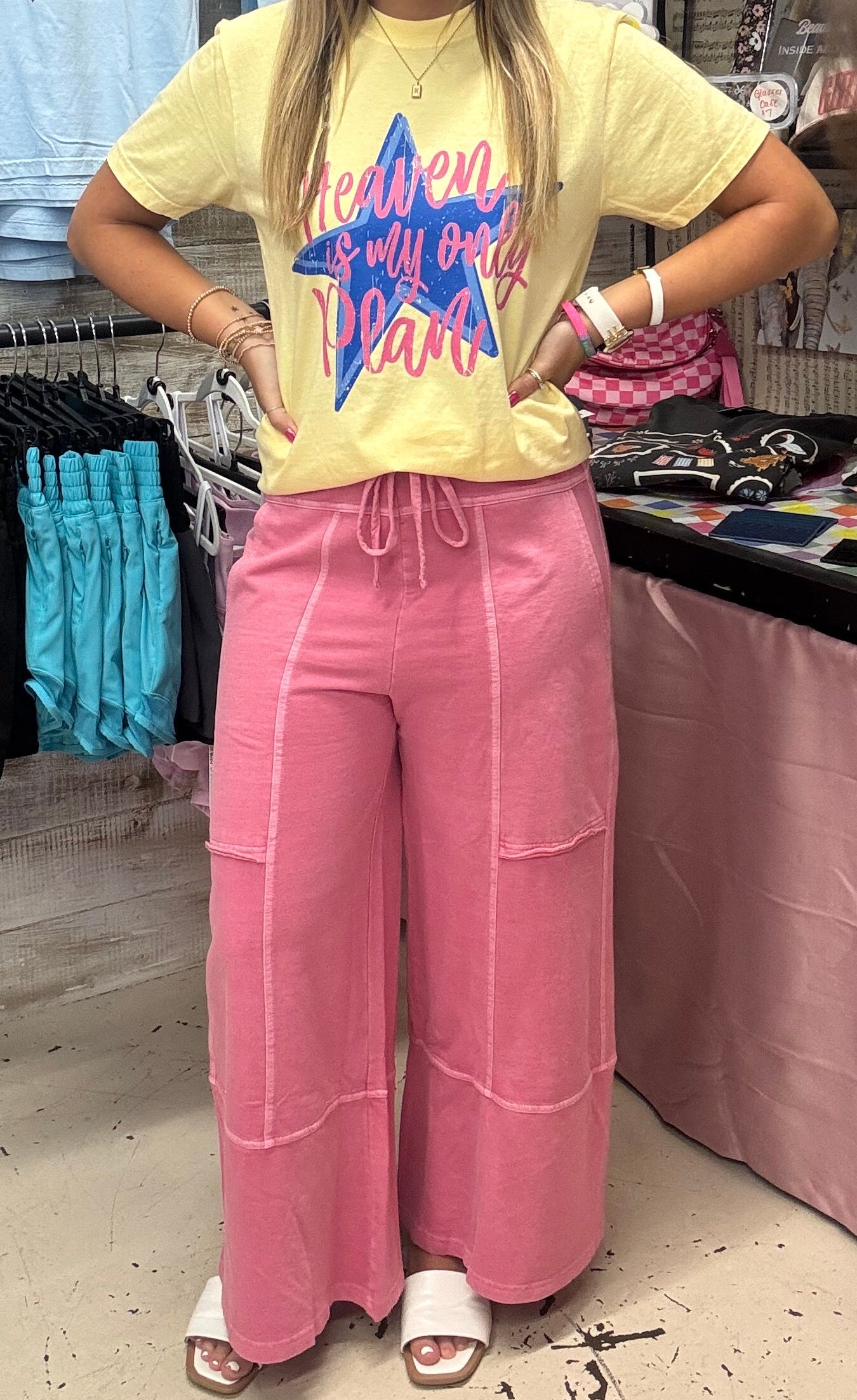 Pink Weekender Pants