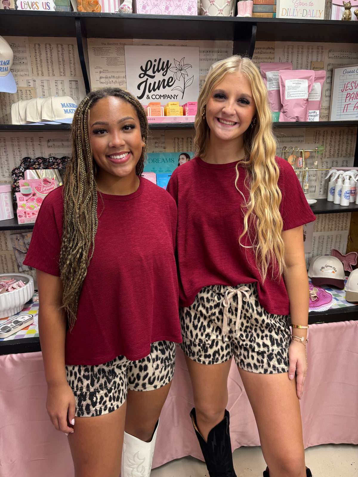 Stella Leopard Shorts