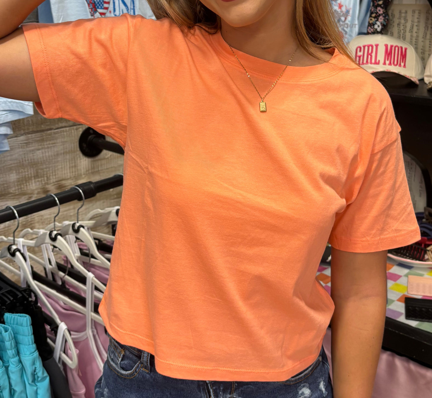 Coral Crop Tee