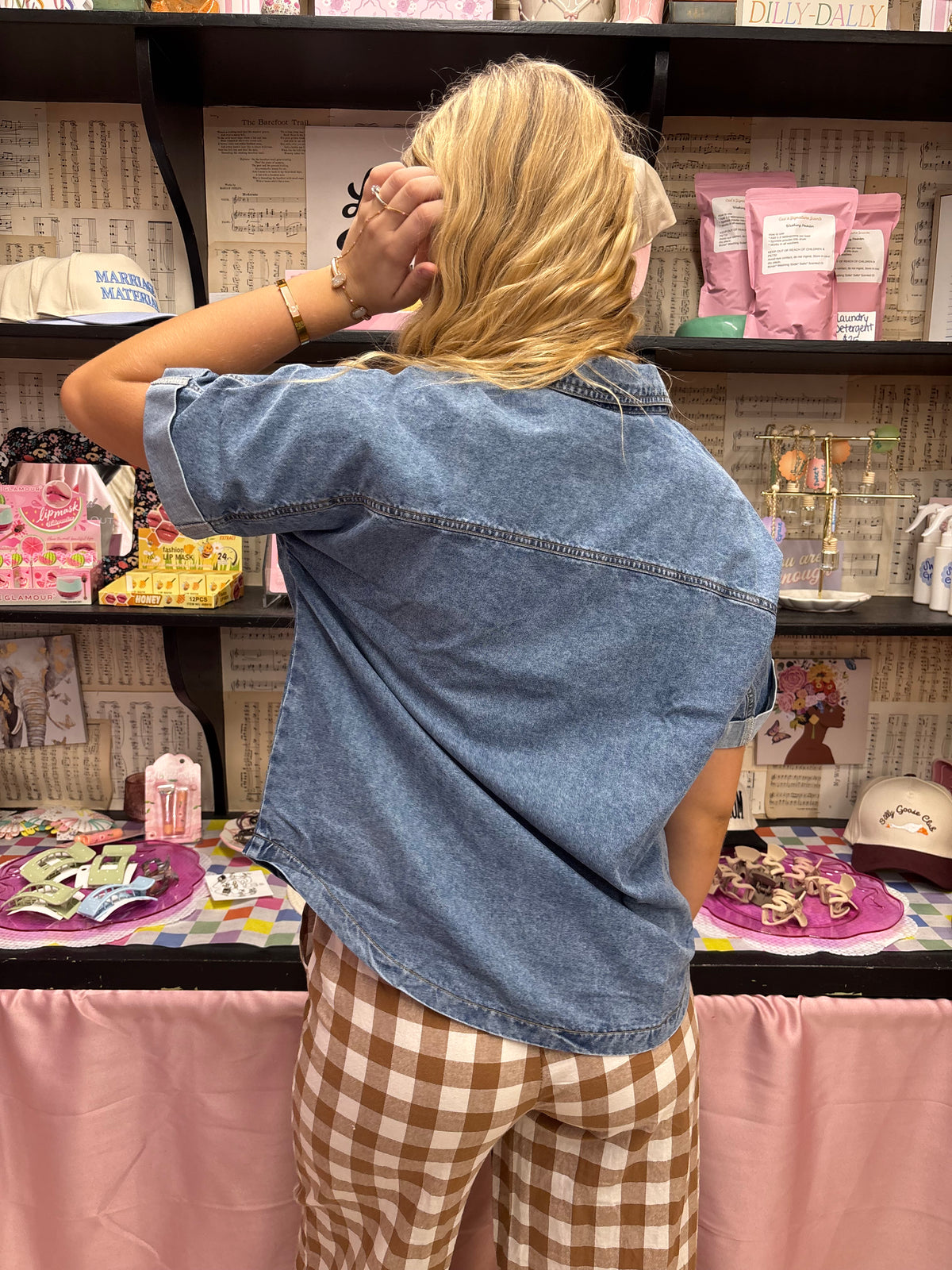 Darling Denim Top