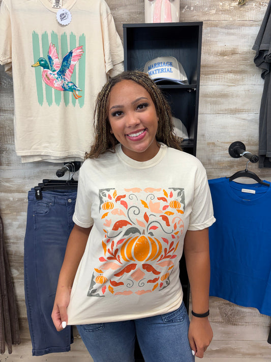 Abstract Fall Tee