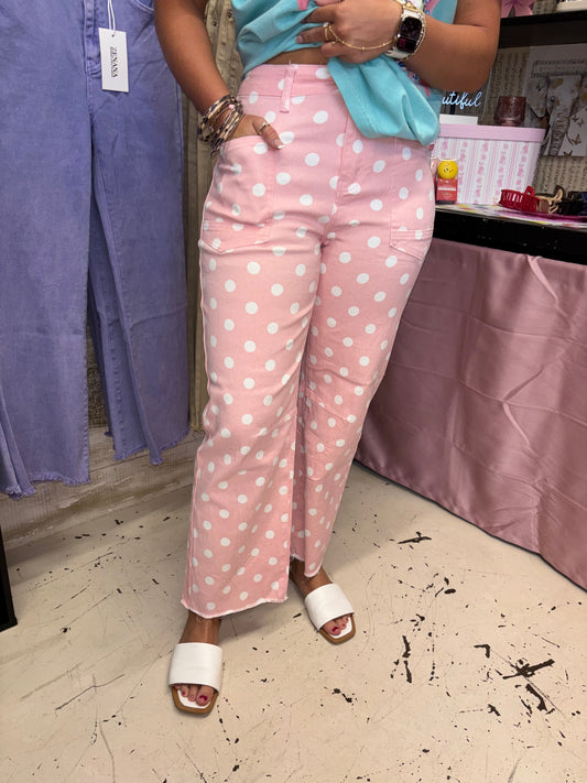 Pink Confetti Jeans