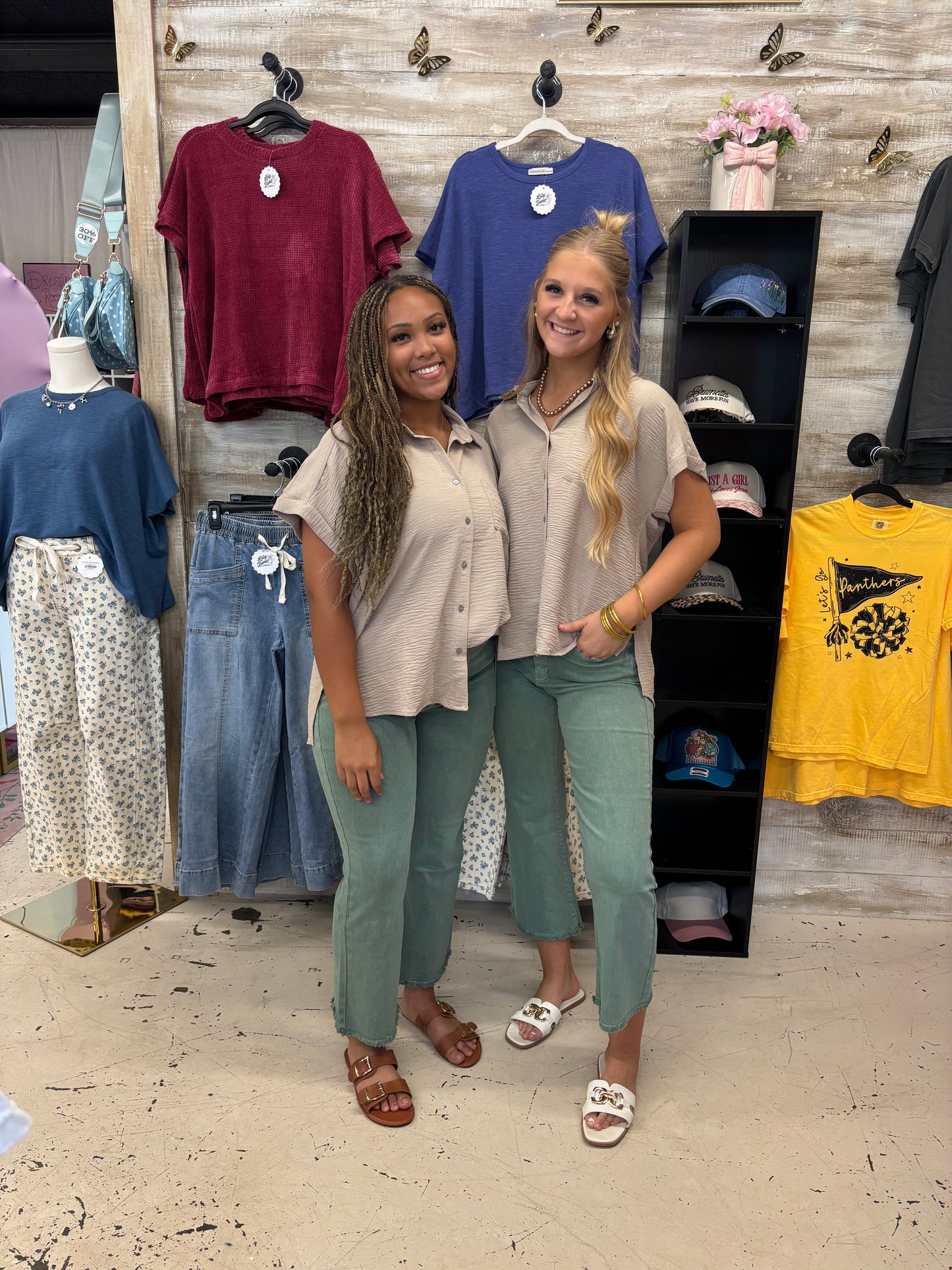 Mocha Made Button-Down Top