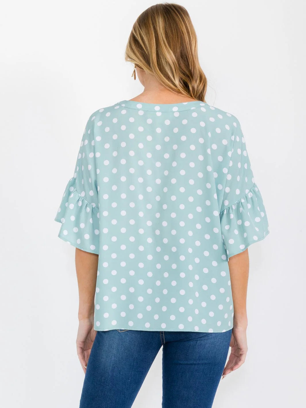Mint Polka Dot