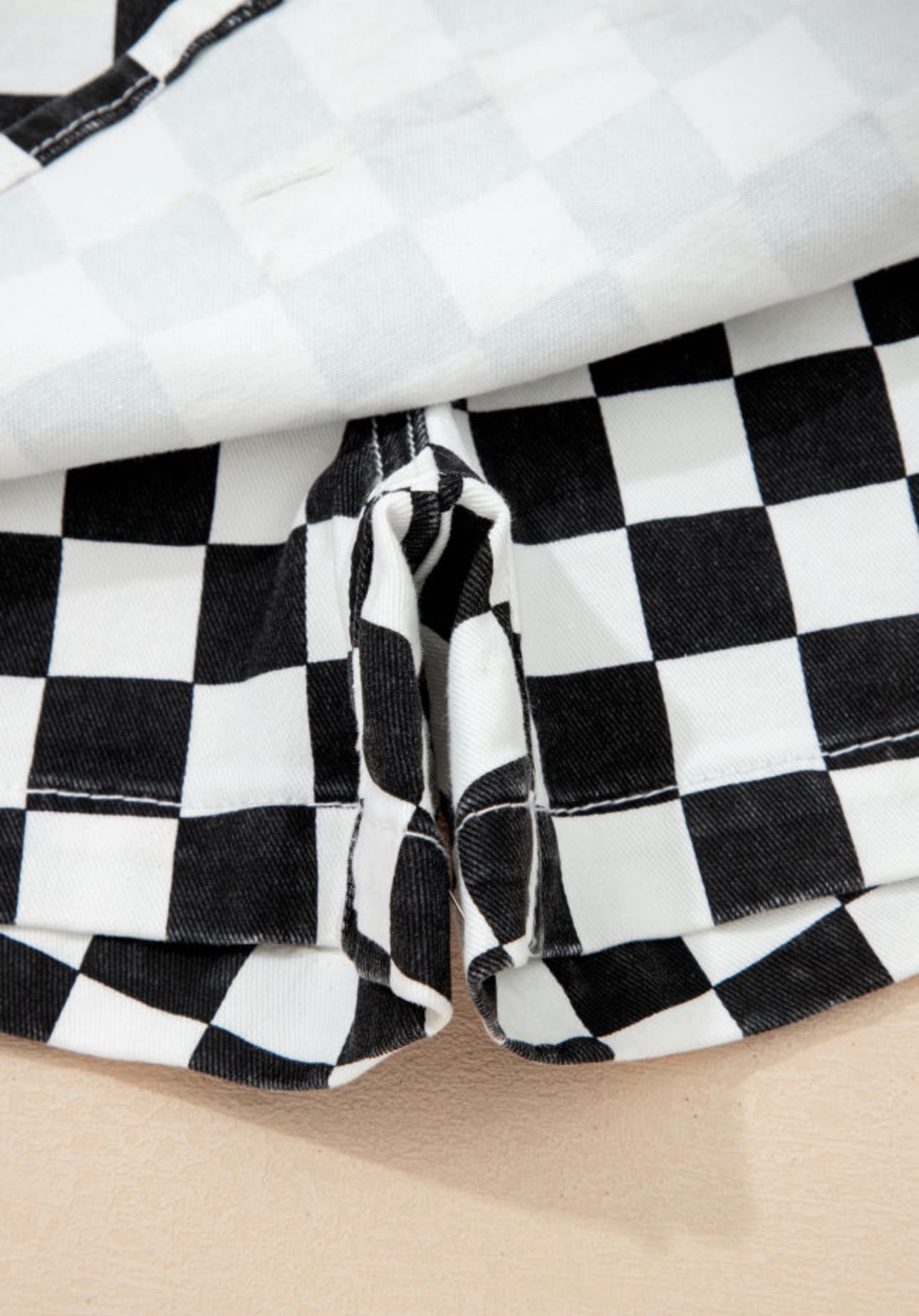 Checkered Game Day Skort