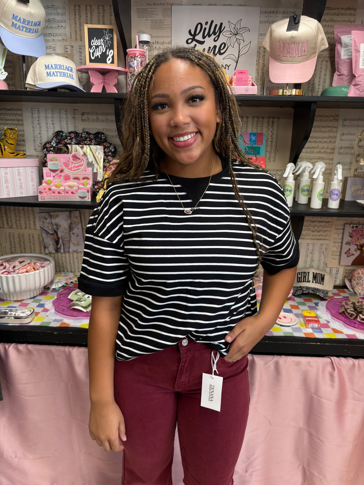 The Kendra Stripe Tee