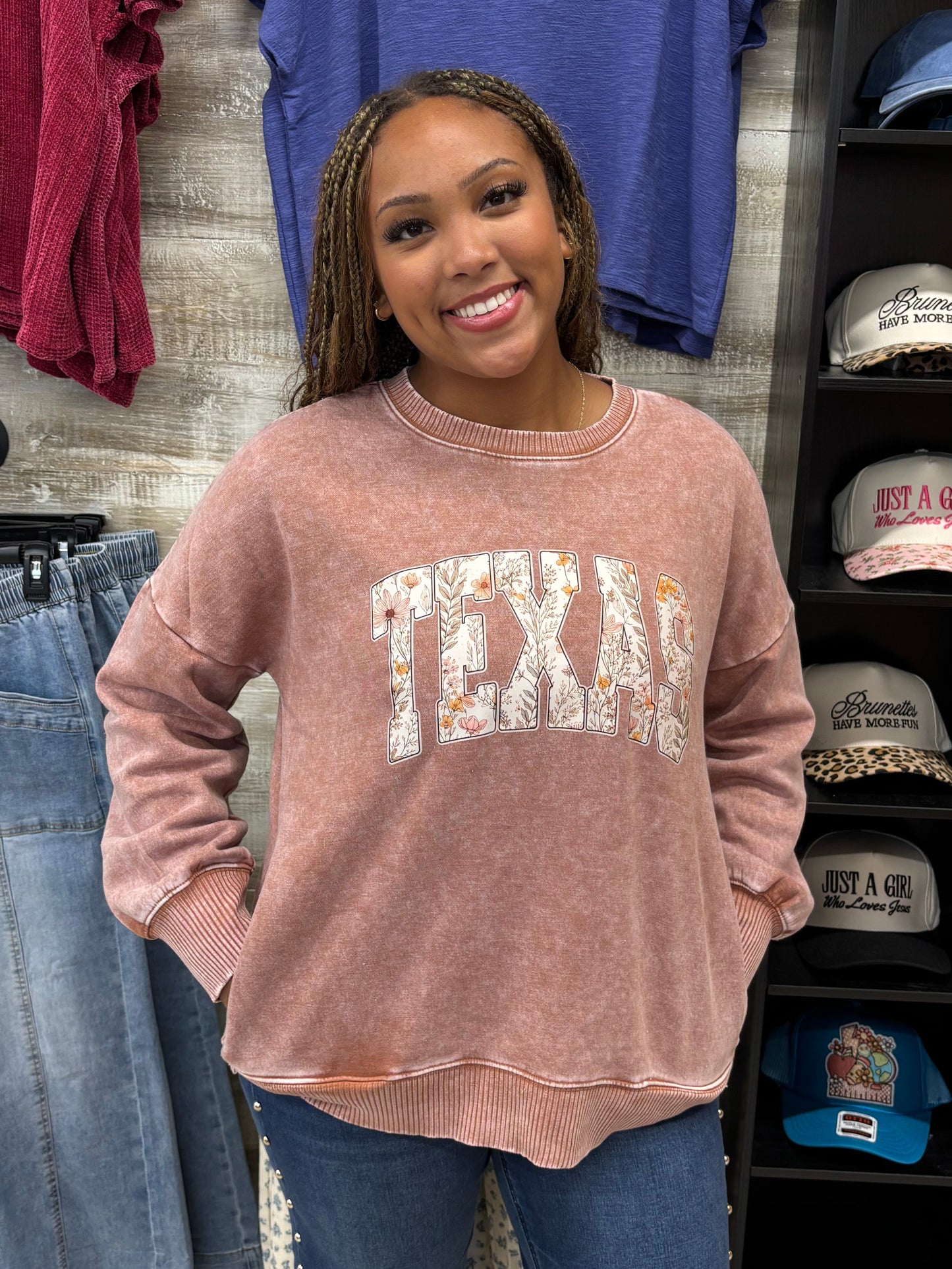 Texas Wildflower Sweatshirt