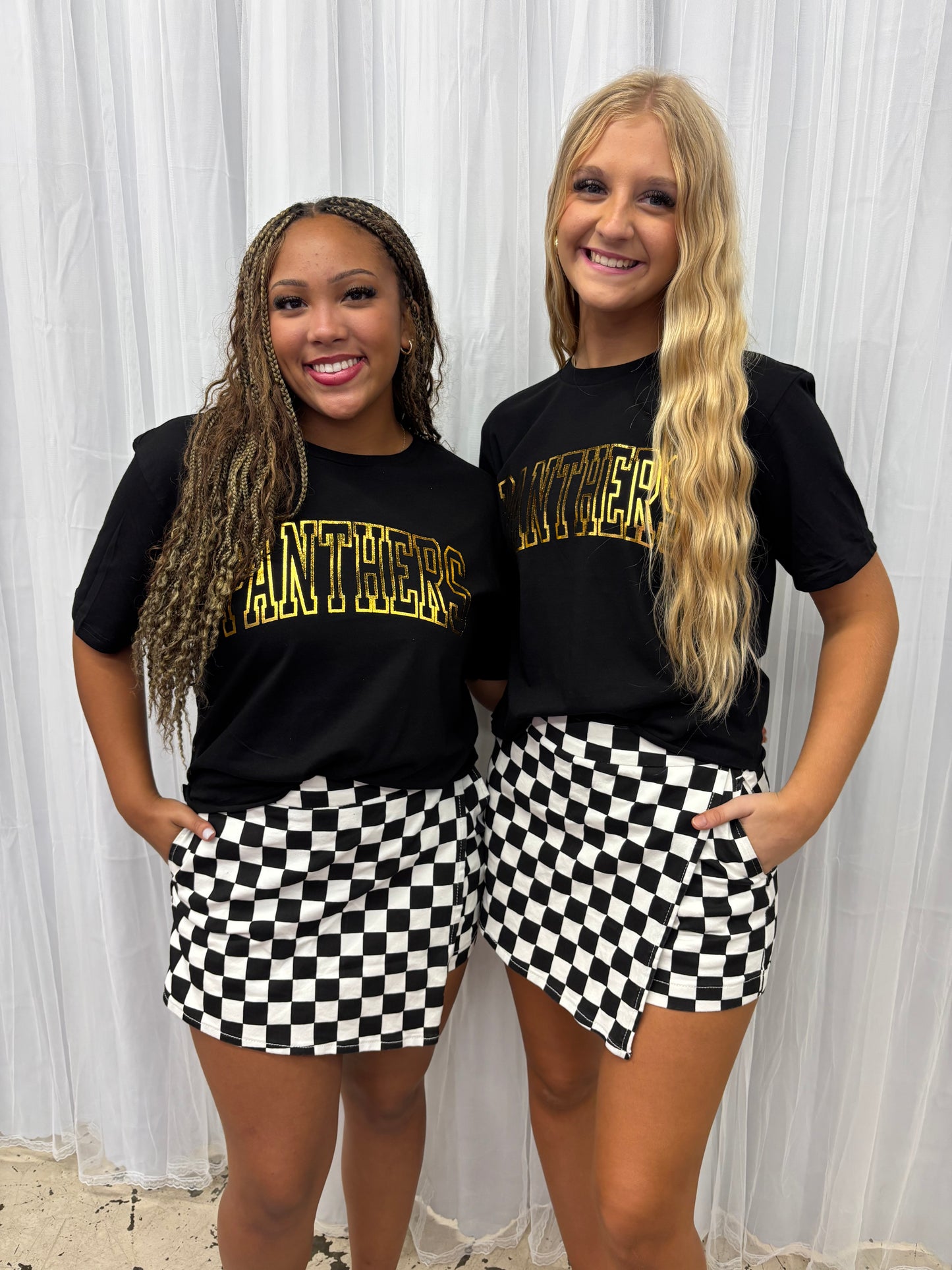 Checkered Game Day Skort