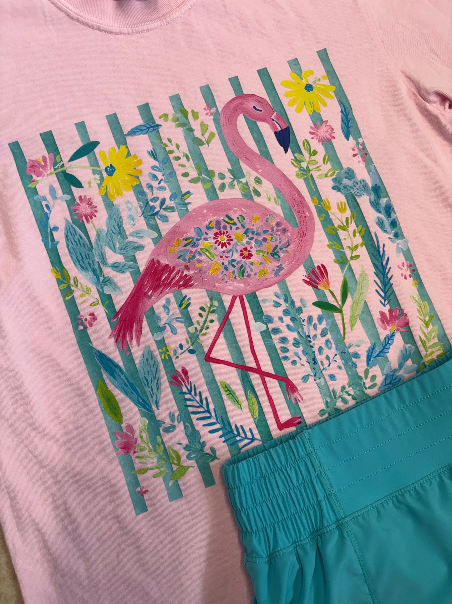 Floral Flamingo Bliss