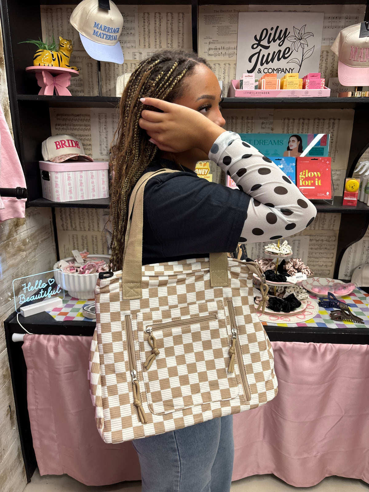 Checkered Bag