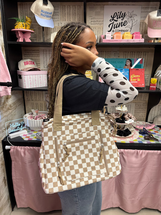 Checkered Bag