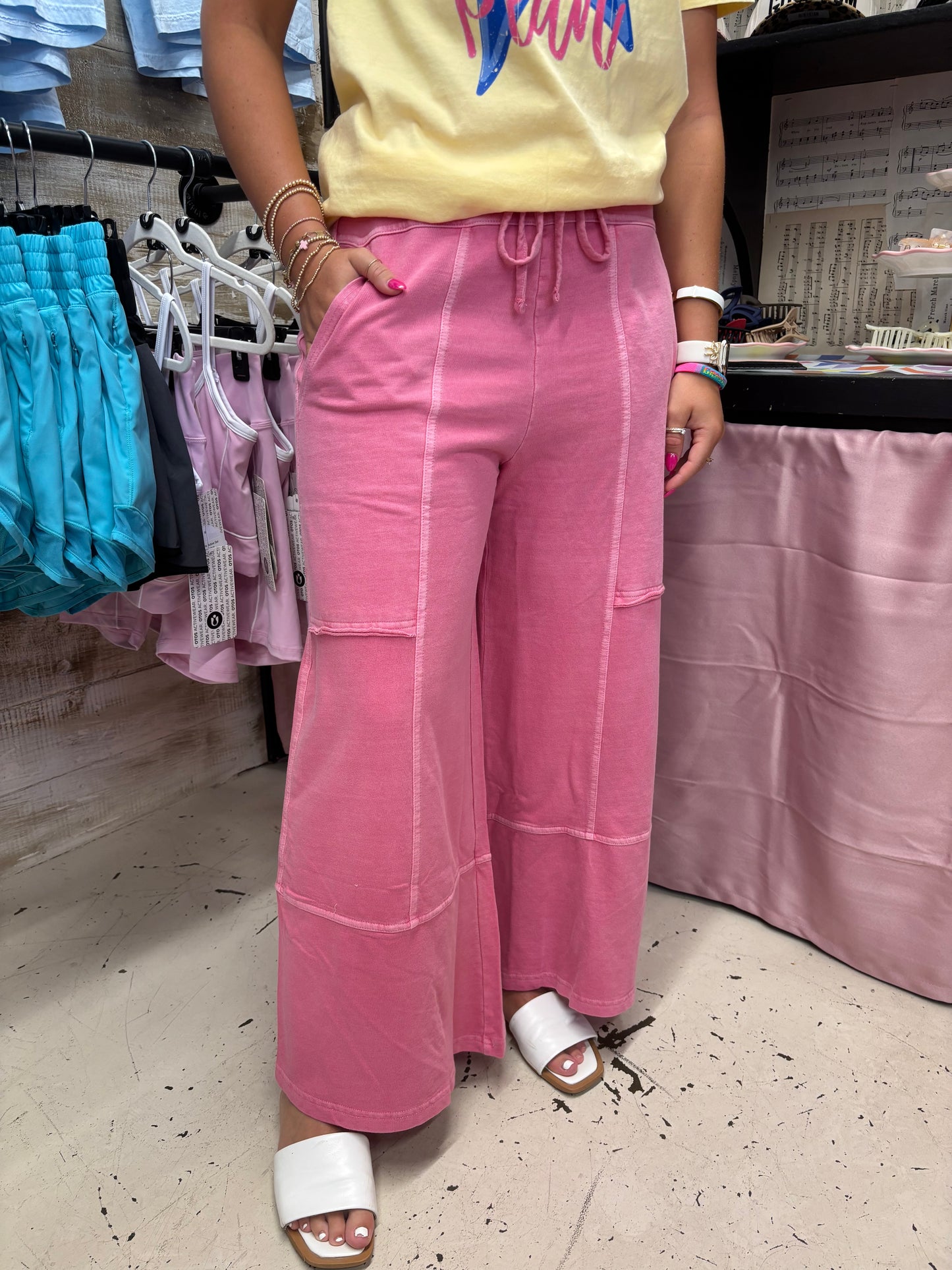 Pink Weekender Pants