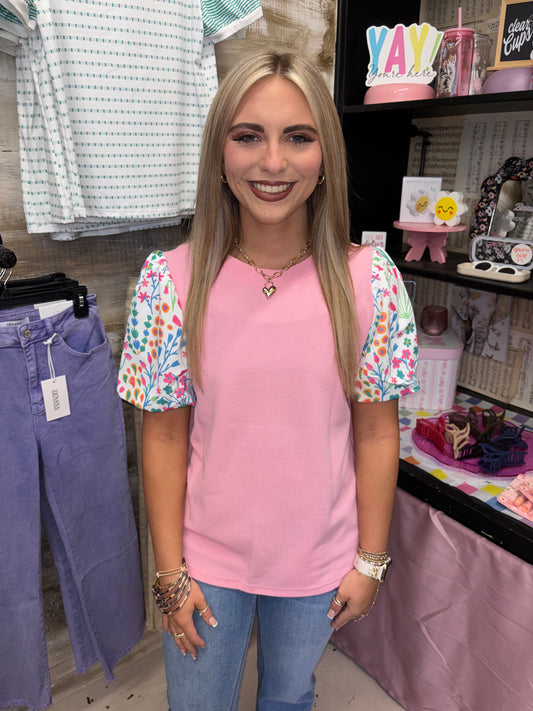 Whimsy Pink Top