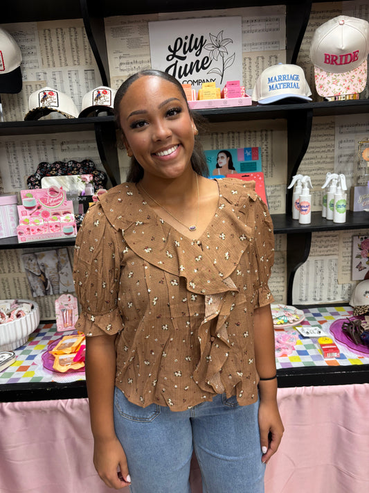Ponies & Petals Blouse