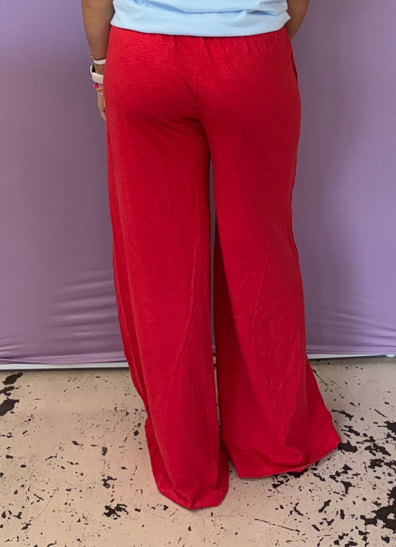 Cherry Red Pants