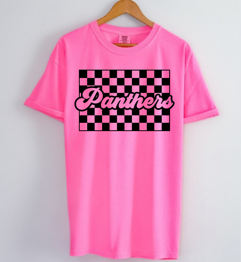 Retro Panther Hot Pink