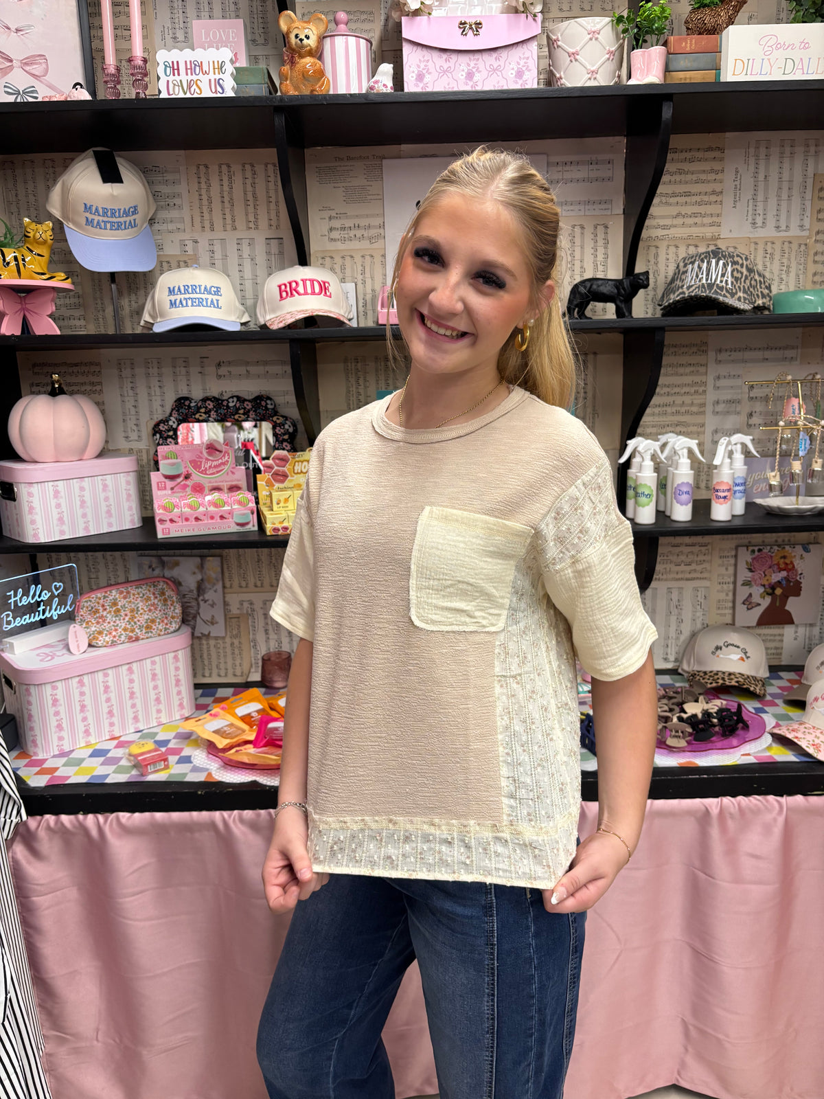 Pocket of Posies Top
