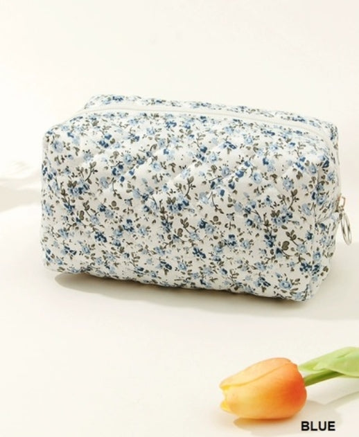 Quilted Makeup Pouch