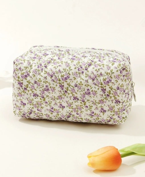 Quilted Makeup Pouch