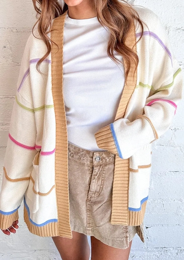 Striped Cardi